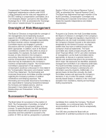 - Oversight of Risk Management