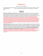 Appendix A: Form of Proposed Amendments