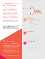 Striving for Responsible, Long-Term Growth