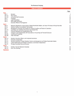 Table of Contents