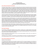 - Notes to the Consolidated Financial Statements