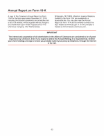 - Annual Report on Form 10-K