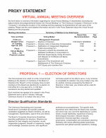 Proposal 1 - Election of Directors