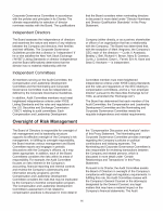 - Oversight of Risk Management