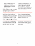 - Shareholder Engagement