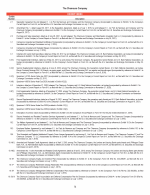Exhibit Index