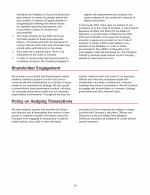 - Shareholder Engagement