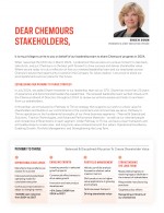 Letter to Chemours Stakeholders