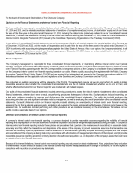 - Report of Independent Registered Public Accounting Firm