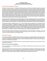 - Notes to the Consolidated Financial Statements