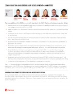 - Compensation and Leadership Development Committee