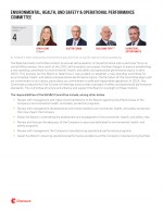 - Environmental, Health, and Safety & Operational Performance Committee