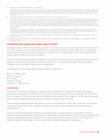 - Compensation and Leadership Development Committee Report