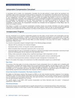 - Independent Compensation Consultant