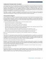 - Independent Compensation Consultant