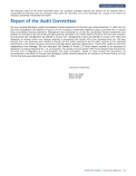 Report of the Audit Committee