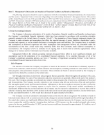 7. Management's Discussion and Analysis of Financial Condition and Results of Operations