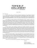Click here to view Topgolf Callaway Brands Corp. 2025 Proxy Statement
